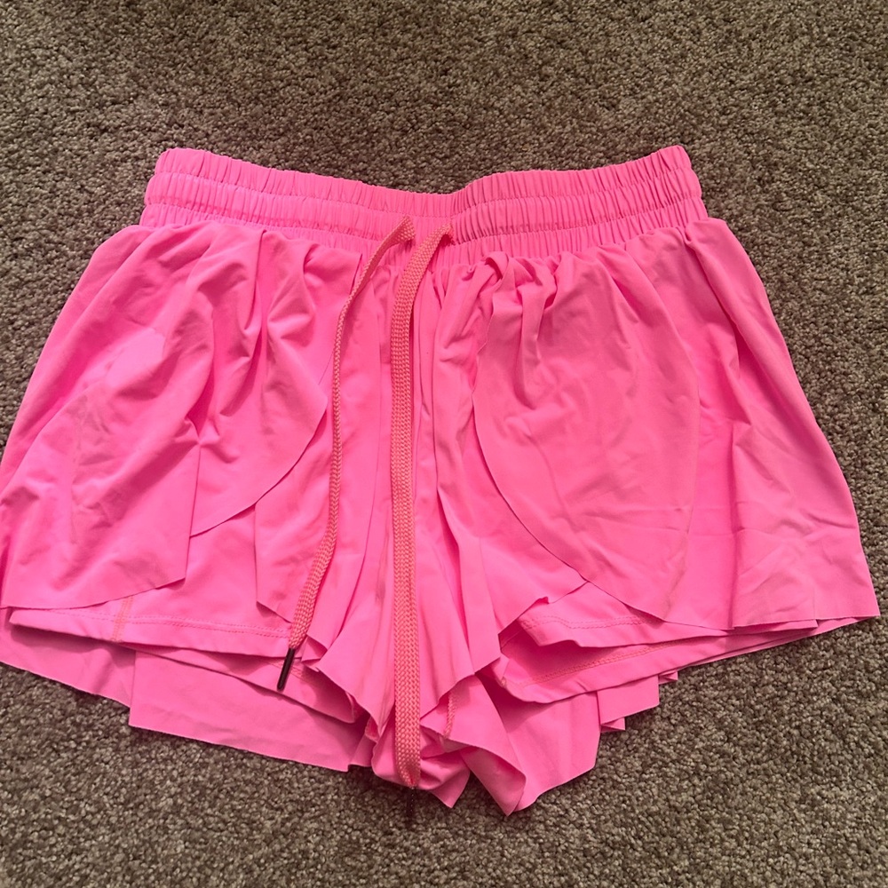 Women's Pink Athletic Shorts